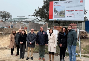 El Escorial | El viceconsejero de Presidencia y Administración Local visitó junto al alcalde de El Escorial las obras PIR en Los Arroyos