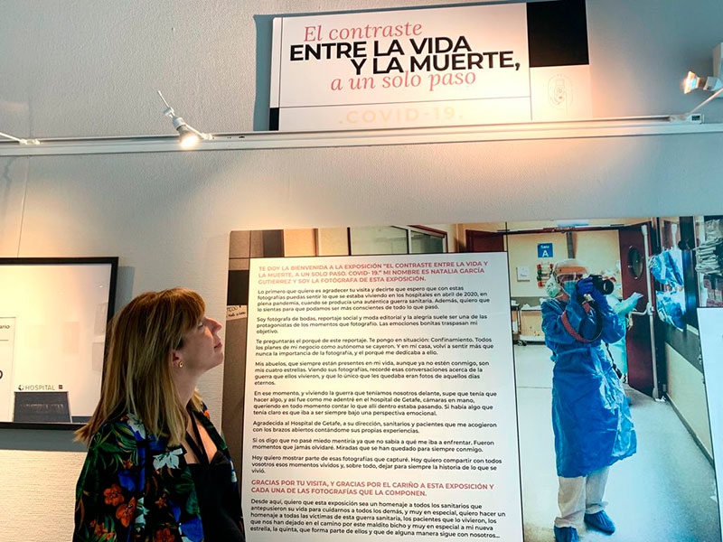 Arroyomolinos | El Ayuntamiento muestra testimonios de la pandemia en una exposición de la fotógrafa Natalia García