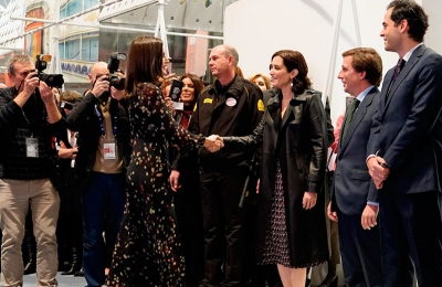 Díaz Ayuso acompaña a la S.M la Reina en la inauguración de la Feria Internacional de Turismo