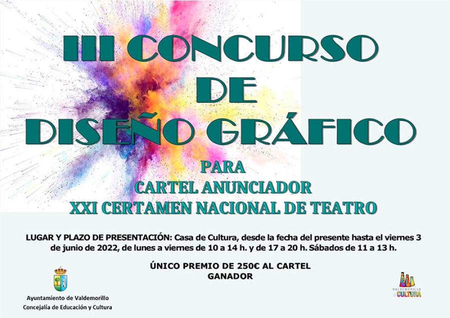 Valdemorillo | Convocada la tercera edición del concurso para elegir el cartel de l XXI Certamen Nacional de Teatro Aficionado