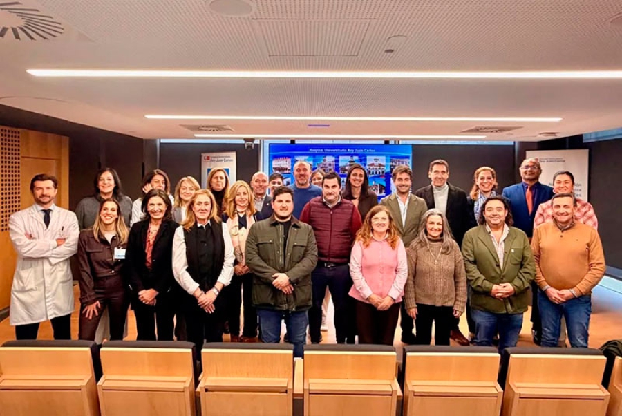 Villamanta | El alcalde de Villamanta asistió a un acto en el Hospital Universitario Rey Juan Carlos, de interés para los vecinos