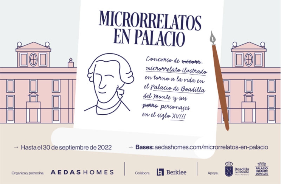 Boadilla del Monte | El Ayuntamiento y Aedas Home convocan un concurso de microrrelatos sobre el Palacio y sus personajes