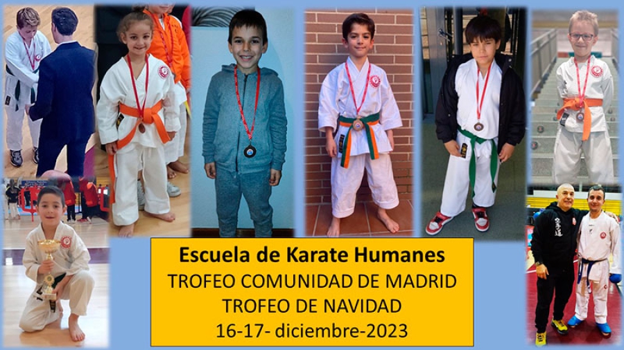 Humanes de Madrid | Varios deportistas de Humanes se clasifican en trofeos de kata y kumite de la Comunidad de Madrid