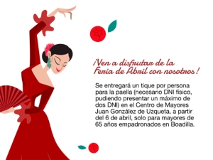 Boadilla del Monte | La Feria de Abril para mayores se celebrará los días 11 y 12 de abril en el Centro Juan González de Uzqueta