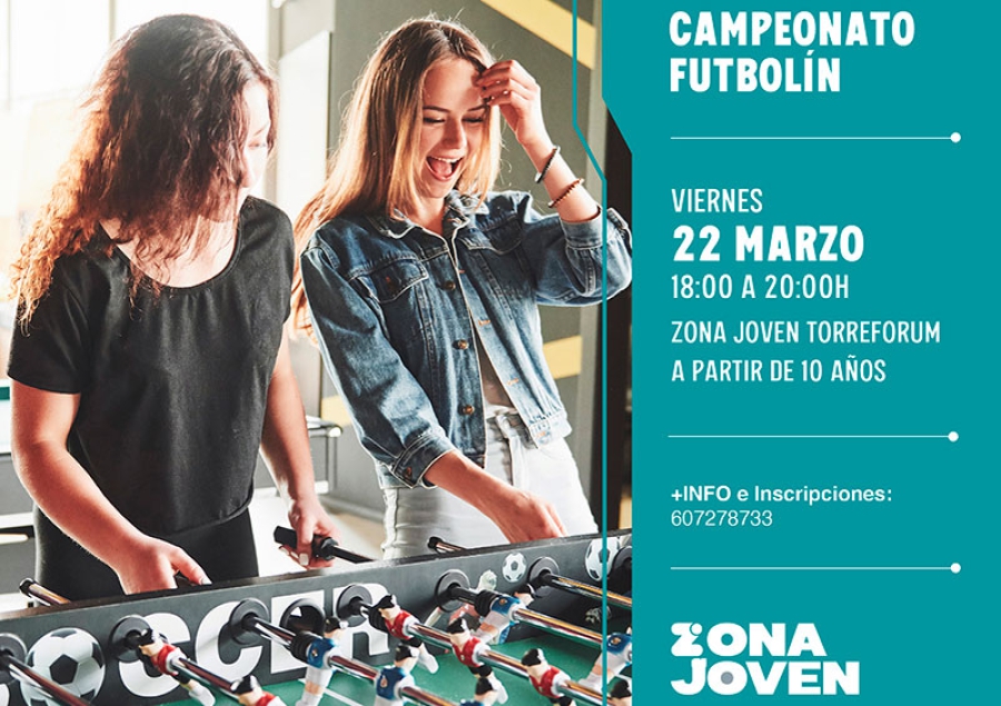Torrelodones | Zona Joven Torreforum organiza un Campeonato de futbolín
