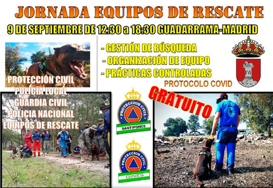 Guadarrama | Jornada de Equipos de Rescate para Fuerzas y Cuerpos de Seguridad y Protección Civil