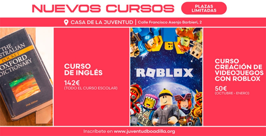 Boadilla del Monte | Juventud ofrece un curso de Roblox para alumnos de Primaria y conversación en inglés para varios niveles