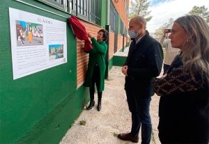 Majadahonda | El alcalde de Majadahonda inaugura ‘El Ágora’ del Instituto Leonardo Da Vinci