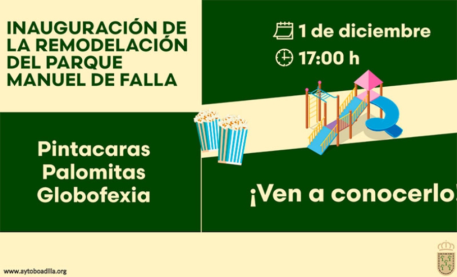 Boadilla del Monte | Inauguración del parque Manuel de Falla tras su remodelación integral