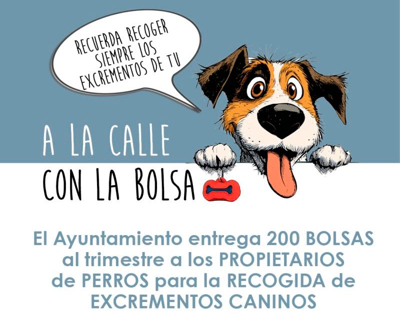 Villaviciosa de Odón | El Ayuntamiento entregará anualmente 800 bolsas para la recogida de los excrementos caninos en la vía pública