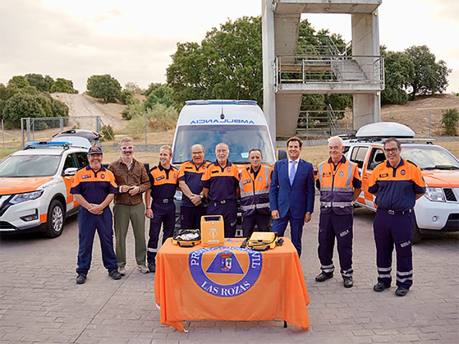 Las Rozas | Protección Civil renueva sus equipos de cardioprotección
