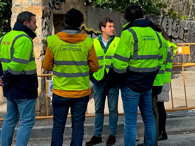 Las Rozas | Continúa el soterramiento de cables con la retirada de 36 postes de baja tensión y comunicaciones