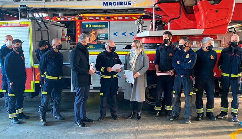 Villanueva del Pardillo | Protección Civil y el Parque 41 de Bomberos reciben la Medalla de Oro al Mérito