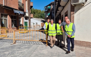 Villanueva de la Cañada | Visita a las obras de remodelación de la calle Peligros