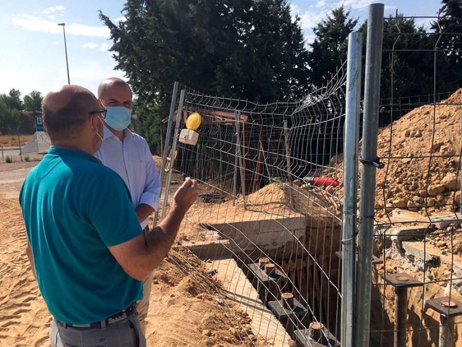 Majadahonda | Avanzan las obras de la pasarela peatonal de Roza Martín