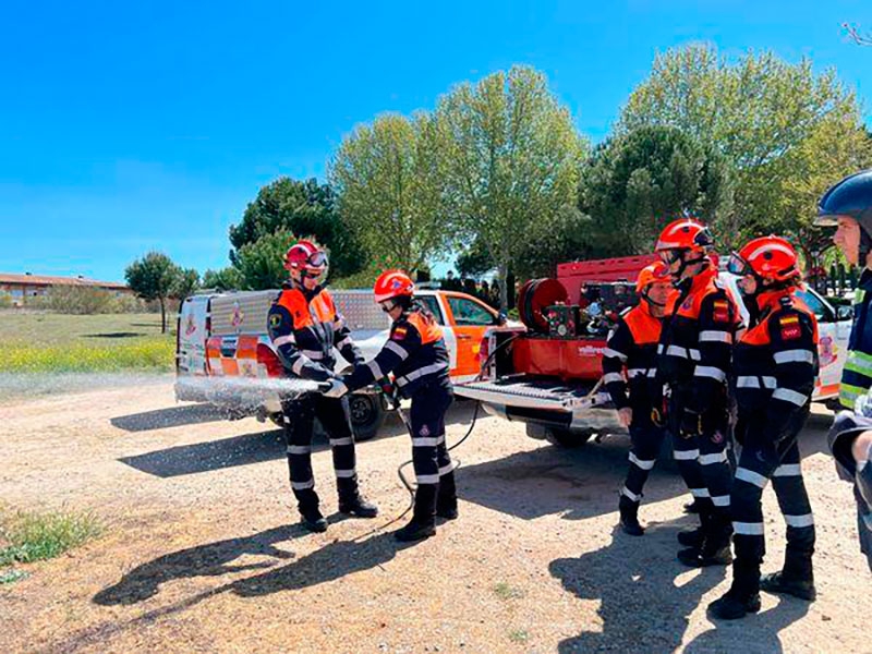 Villaviciosa de Odón | El Ayuntamiento dota a Protección Civil de una bomba de alta presión para extinción de incendios