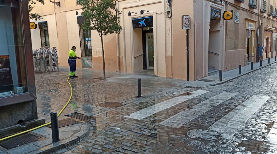 San Lorenzo de El Escorial | Se intensifica la desinfección de calles en San Lorenzo de El Escorial