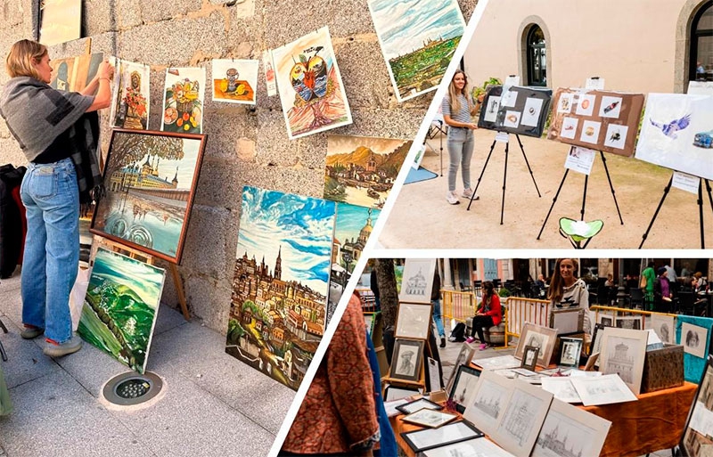 San Lorenzo de El Escorial | 28 artistas participan este fin de semana en «El arte sale a la calle» en San Lorenzo de El Escorial
