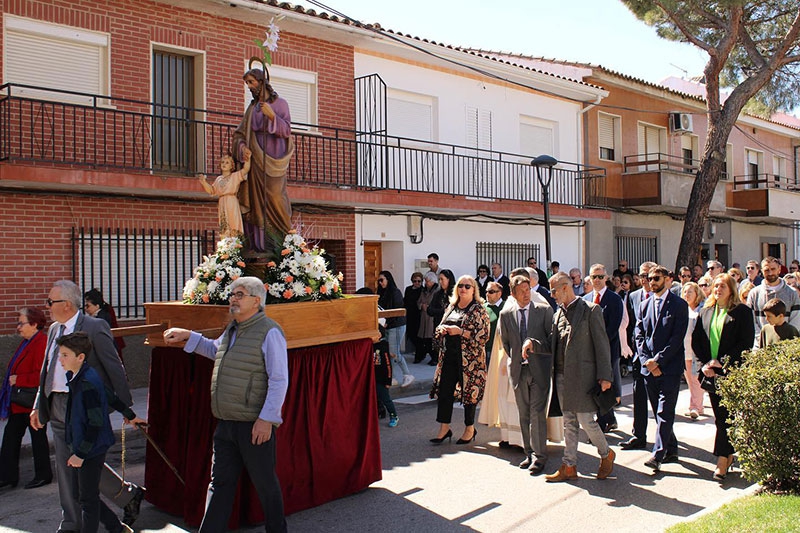 El Álamo | La imagen de San José recorrió las calles de El Álamo