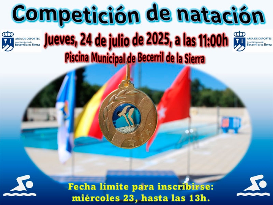 Becerril de la Sierra | Becerril de la Sierra celebra su Competición de Natación el 24 de julio
