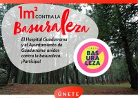 Guadarrama | El Ayuntamiento y el Hospital Guadarrama se suman un año más a “1M2 contra la Basuraleza”
