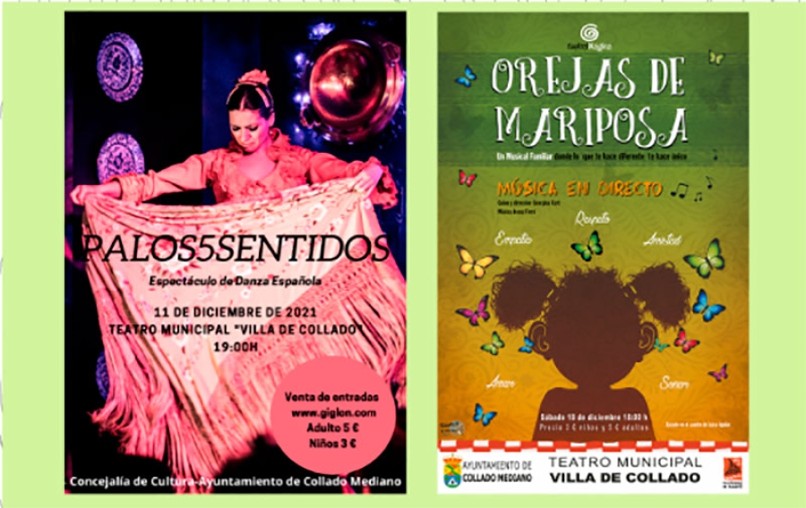 Collado Mediano | El Teatro Municipal anuncia su programación cultural para Diciembre y Enero