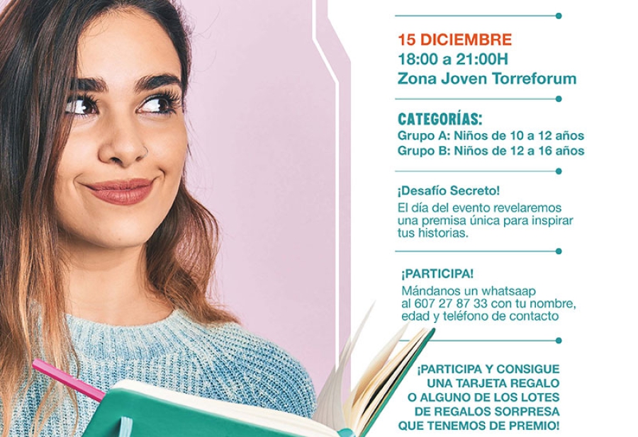 Torrelodones | La Zona Joven convoca un concurso de escritura creativa en Torreforum