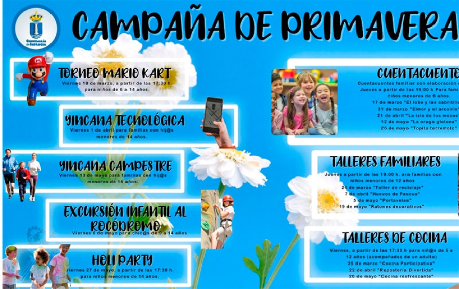Humanes de Madrid  | La Concejalía de Infancia organiza la Campaña de primavera con multitud de actividades