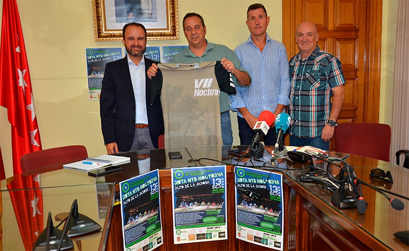Guadarrama | El Club Ciclista Guadarrama presenta el recorrido de la VII edición de la Ruta MTB Nocturna Alto de La Jarosa