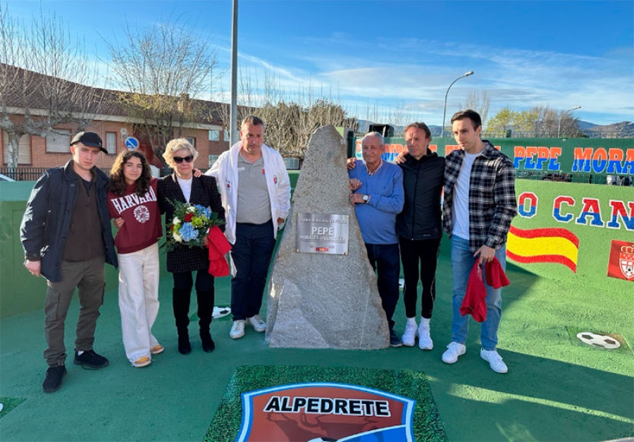Alpedrete | Homenaje: El Campo de Fútbol municipal lleva el nombre de Pepe Morales