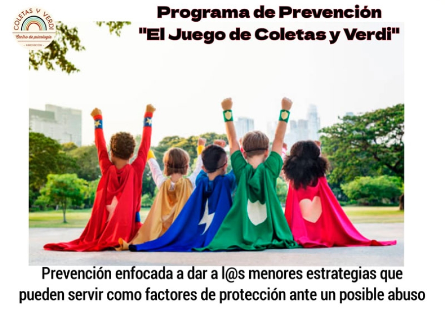 Colmenarejo | Programa de Prevención «El juego de Coletas y Verdi»: Talleres para niños y niñas sobre prevención del abuso sexual infantil