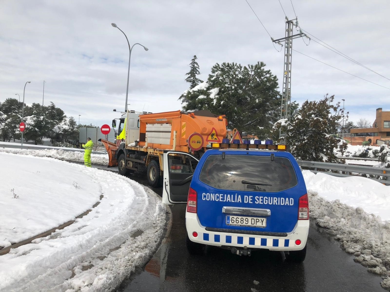 Torrelodones | Los equipos municipales trabajan a marchar forzadas para recuperar la movilidad