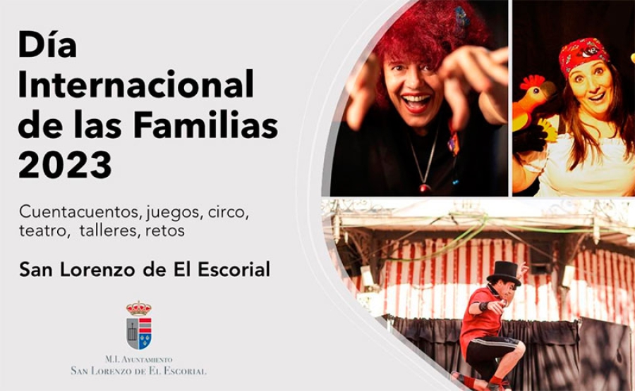 San Lorenzo de El Escorial | Día Internacional de las Familias con cuentacuentos, talleres, juegos y espectáculos infantiles