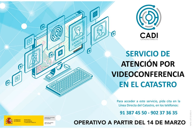 Galapagar | Nuevo servicio de atención por videoconferencia de la Dirección General del Catastro