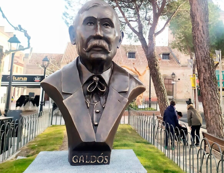 Sevilla la Nueva | Sevilla la Nueva homenajea a Pérez Galdós con una escultura en memoria del escritor