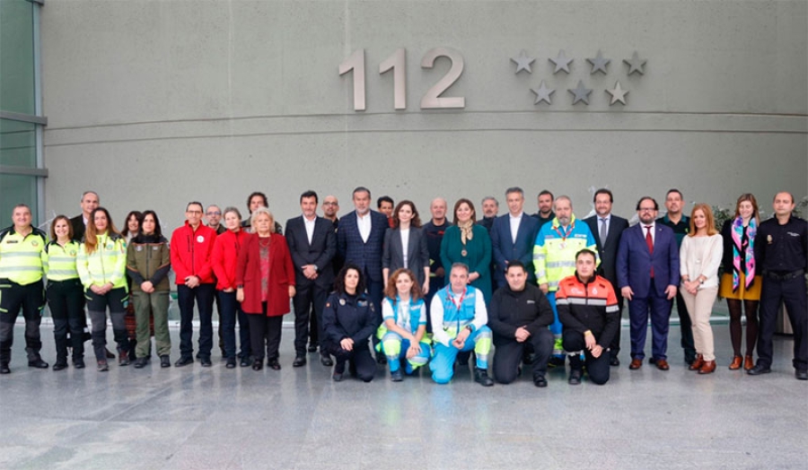 Pozuelo de Alarcón | La alcaldesa acompaña a la presidenta Ayuso en su visita a la sede de la Agencia de Seguridad y Emergencias Madrid 112