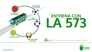 Boadilla del Monte | El Ayuntamiento anima a utilizar la línea 573 para acudir a los centros deportivos municipales