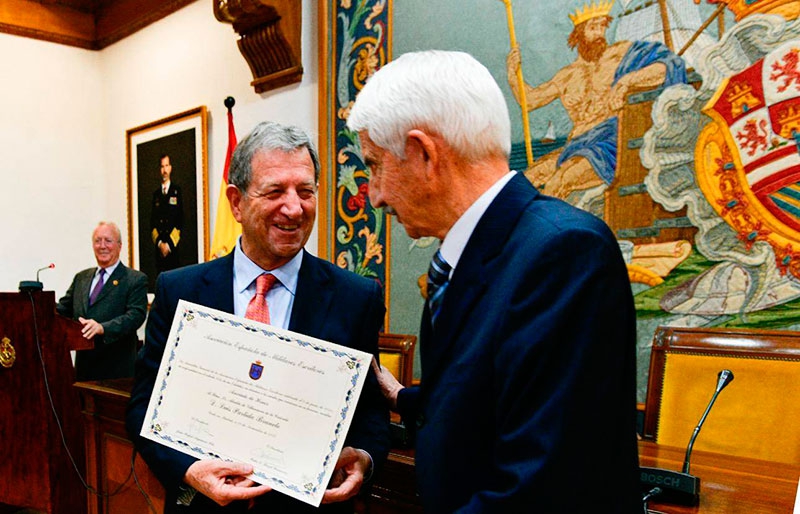 Villanueva de la Cañada | Luis Partida, distinguido con el diploma de honor de la Asociación Española de Militares Escritores