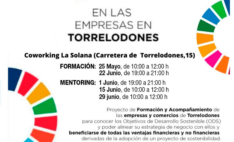 Torrelodones | Nuevas sesiones de formación y tutorías para los Objetivos de Desarrollo Sostenible