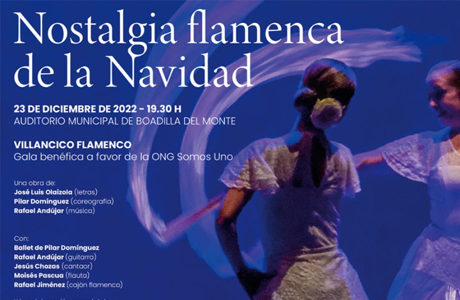 Boadilla del Monte | El Auditorio acogerá el próximo día 23 el espectáculo “Nostalgia flamenca de la Navidad”