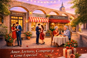Sevilla la Nueva | Sevilla la Nueva celebra San Valentín uniendo amor, lectura y comercio local