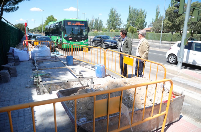 Boadilla del Monte | El Consorcio de Transportes sustituye las marquesinas de varias paradas por otras de nueva generación