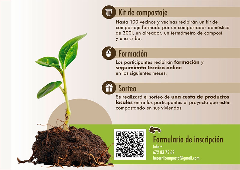 Becerril de la Sierra | Campaña "Becerril Composta". 100 compostadores para los vecinos que reciclan
