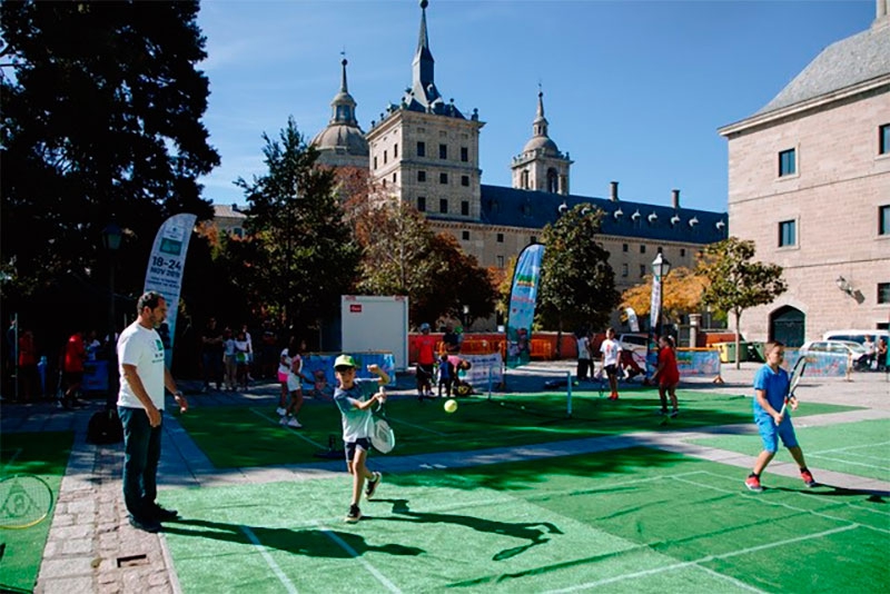 San Lorenzo de El Escorial | Pistas de mini-tenis para fomentar este deporte entre los más pequeños