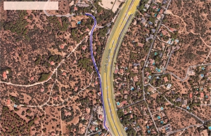Torrelodones | Canal corta por obras un carril de la vía de servicio en sentido Madrid