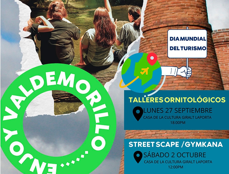 Valdemorillo | Día Mundial del Turismo  con una ruta y talleres ornitológicos sensoriales