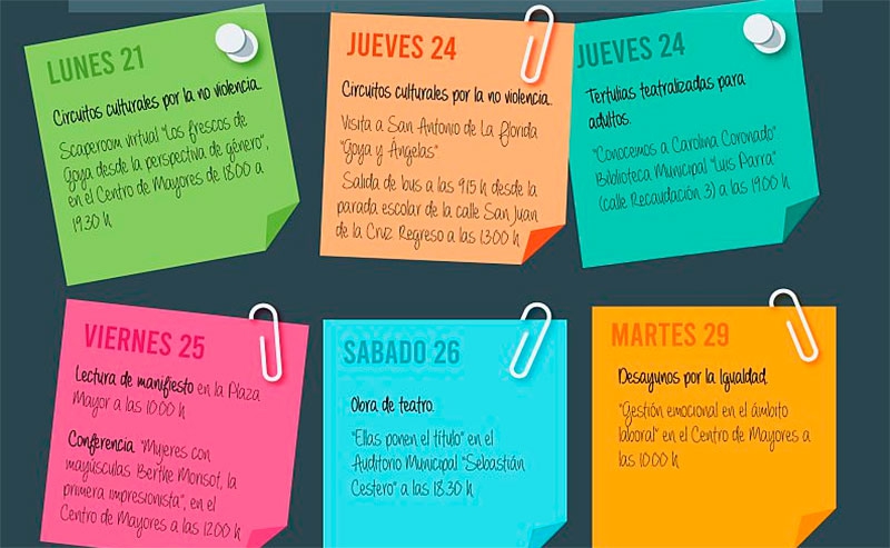 Villanueva del Pardillo |  Semana Internacional de la Eliminación de la Violencia contra la Mujer. Una agenda llena de actividades