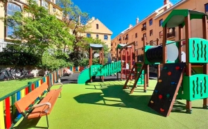San Lorenzo de El Escorial | Se reabre el parque infantil Juan de Herrera, con nuevas mejoras para los más pequeños