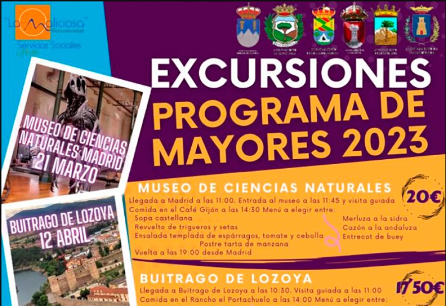 Los Molinos | Programa de salidas culturales para mayores 2023