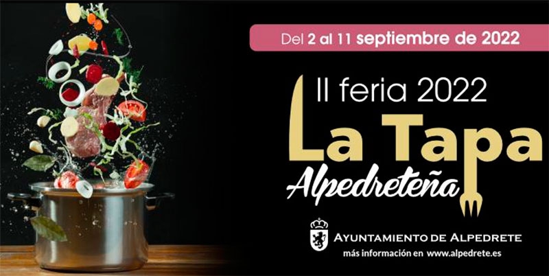Alpedrete | En septiembre, II Feria de la Tapa Alpedreteña